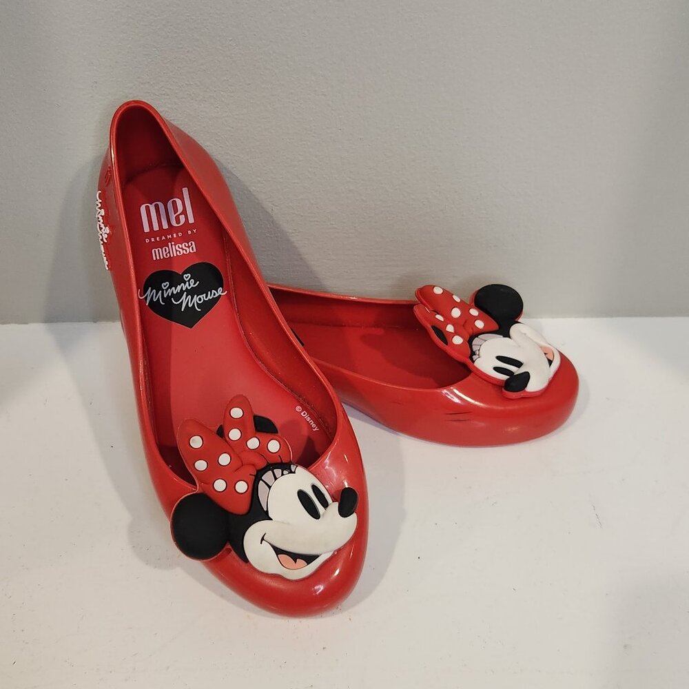 Mini Melissa Red Minnie Mouse Dress Shoes